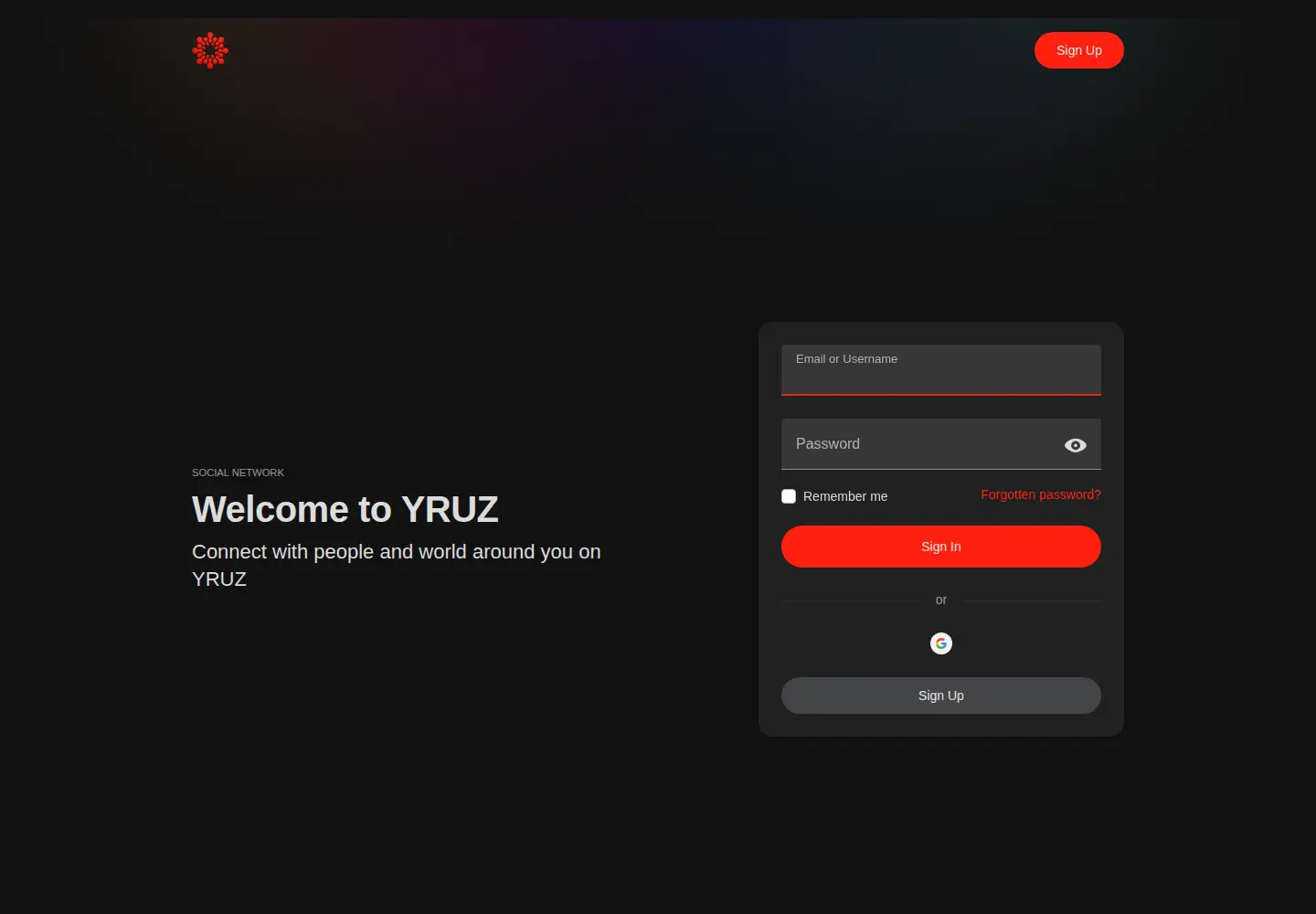 Screenshot of yruz.one