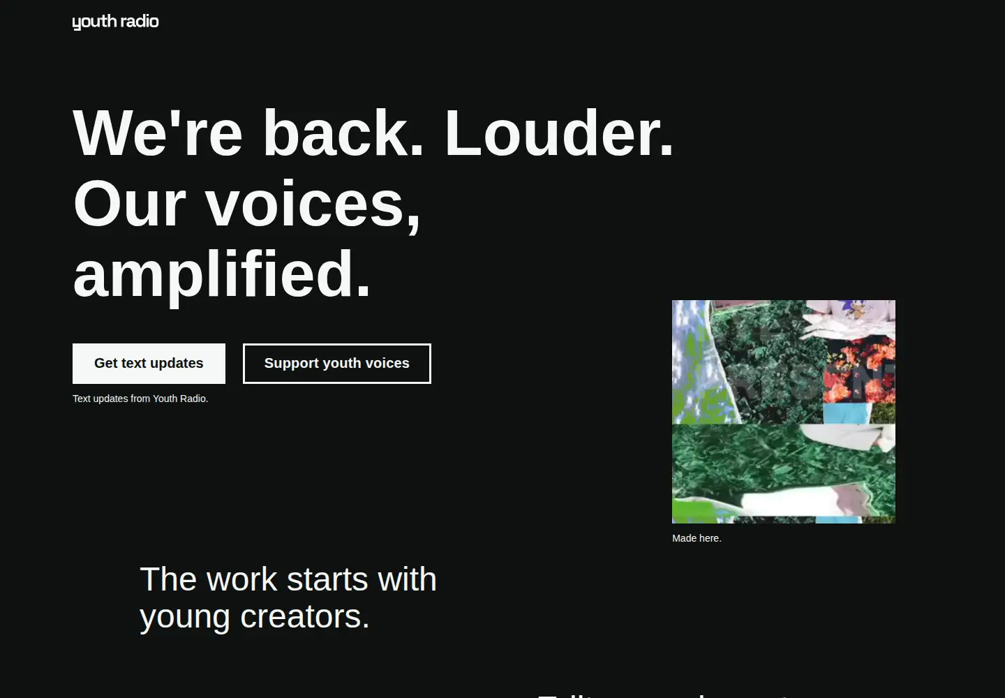 Screenshot of yr.media