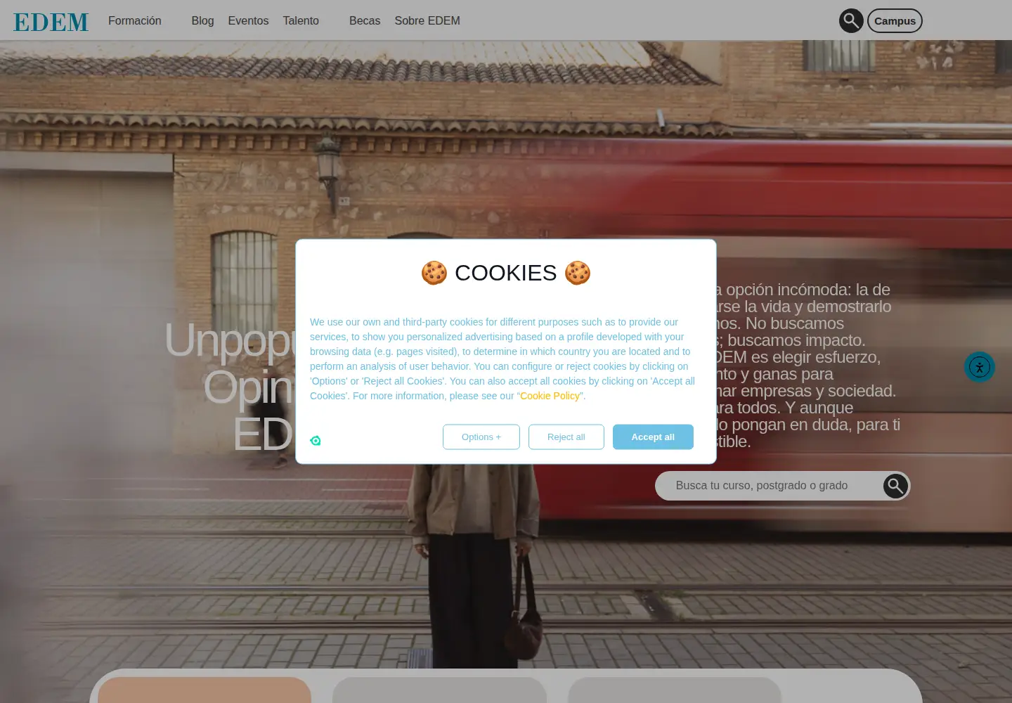 Screenshot of edem.eu