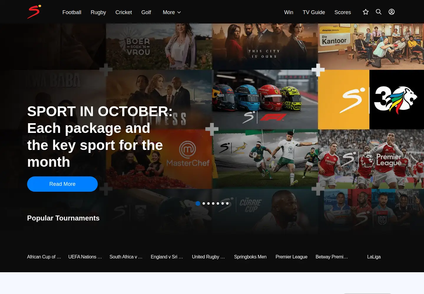Screenshot of supersport.com