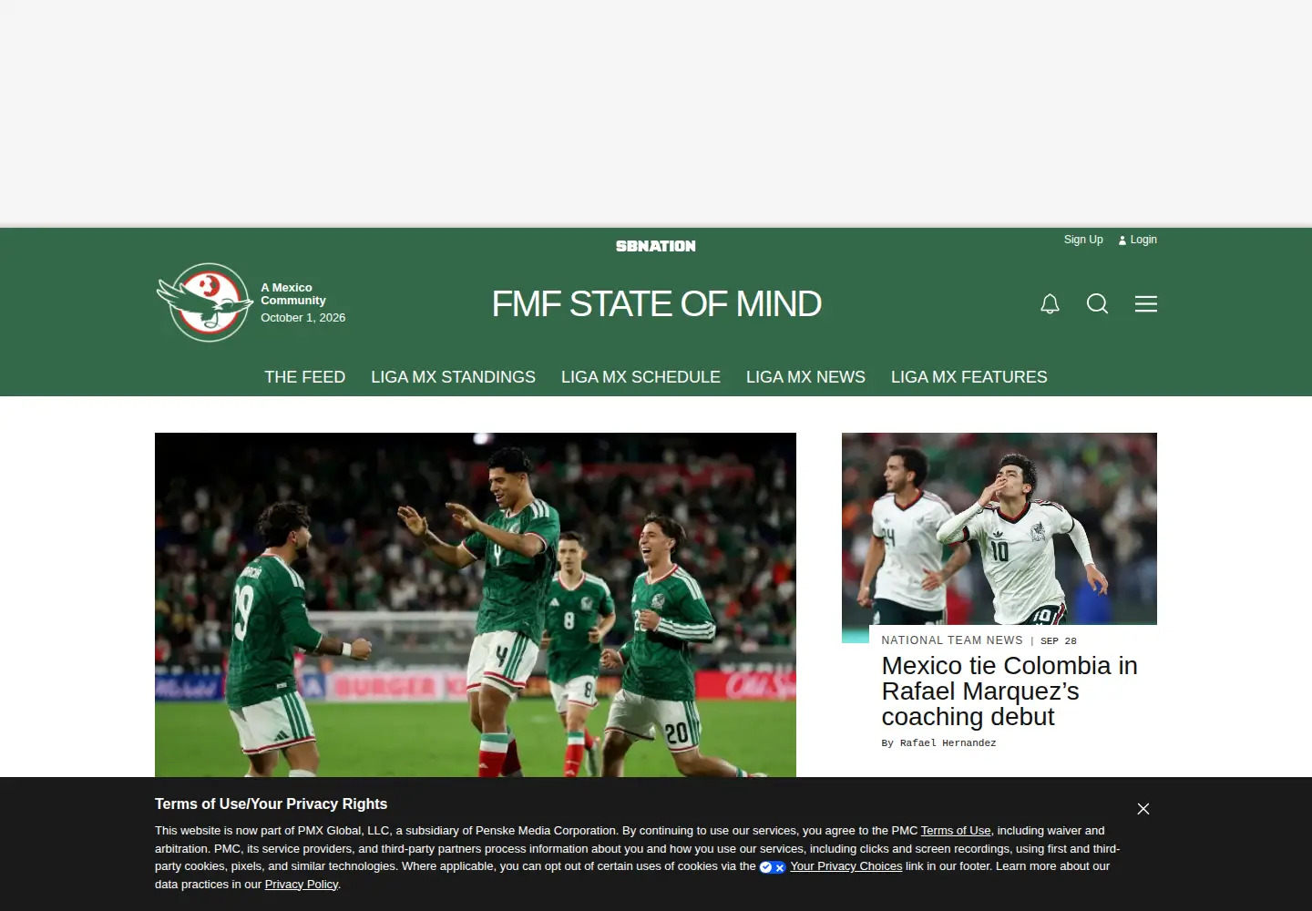 Screenshot of fmfstateofmind.com