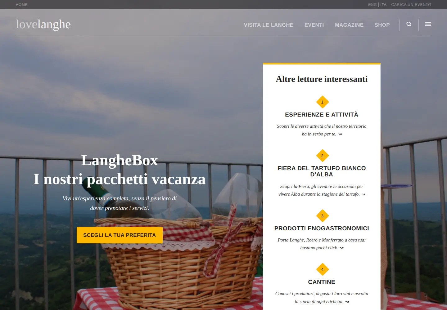 Screenshot of langhe.net