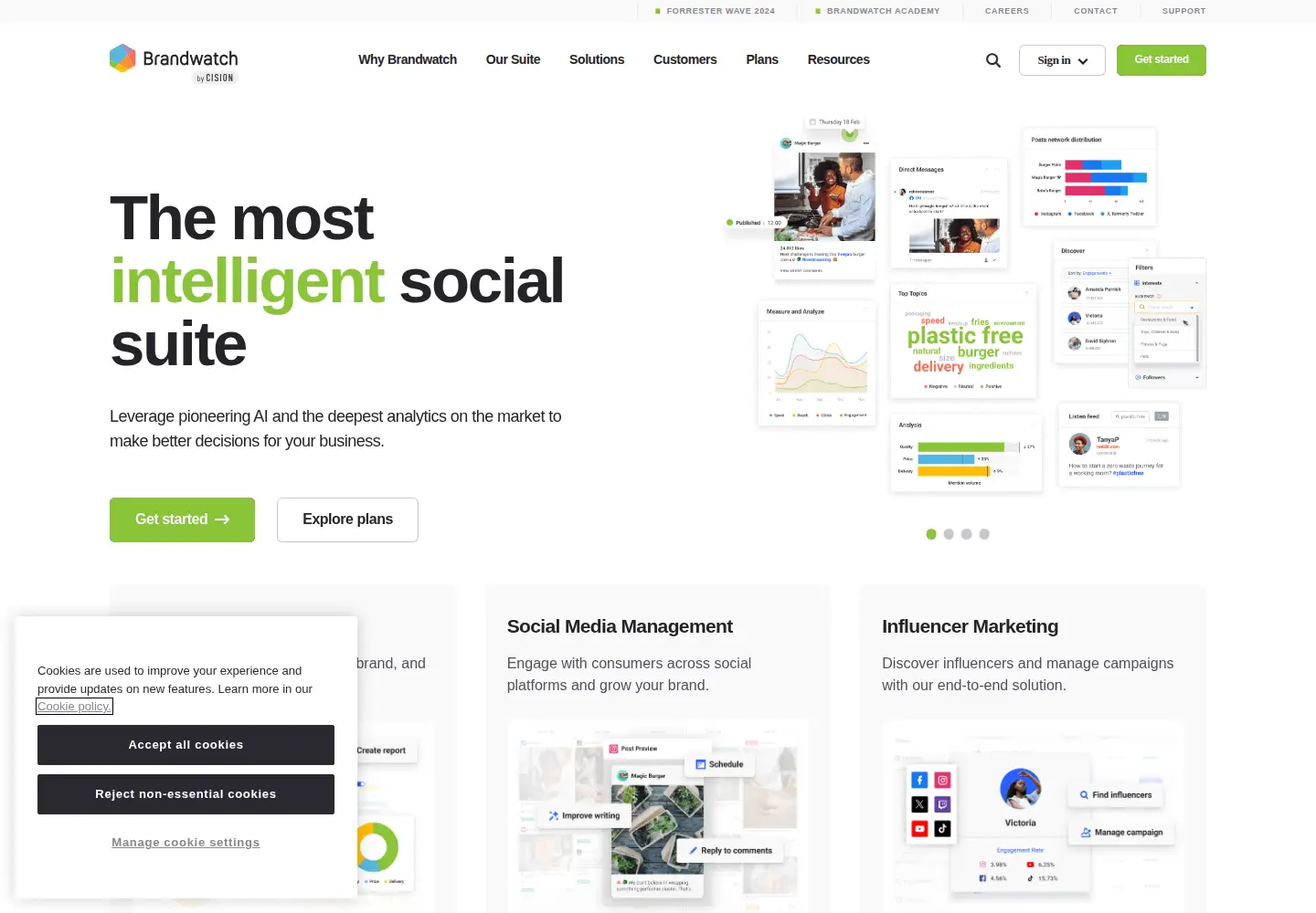 Screenshot of brandwatch.com