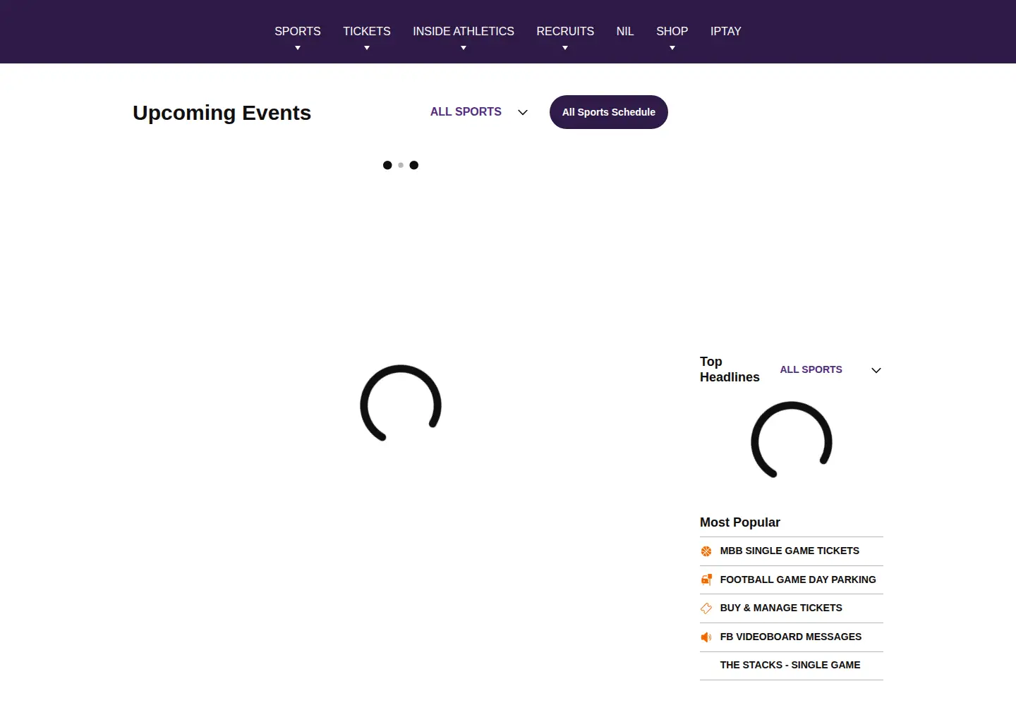 Screenshot of clemsontigers.com