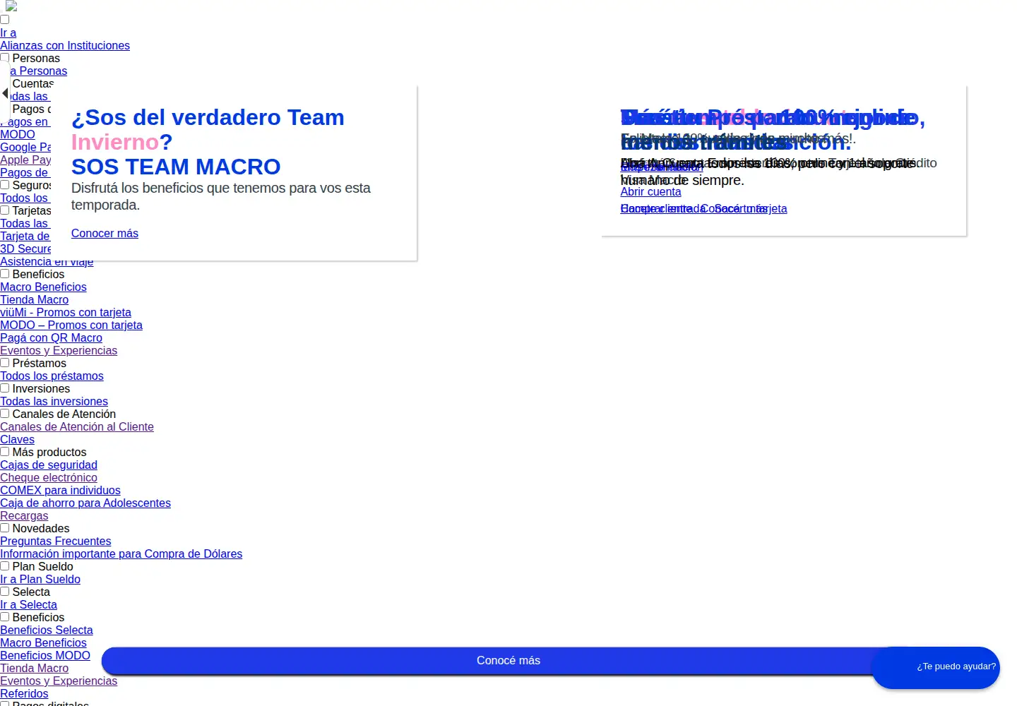 Screenshot of macro.com.ar