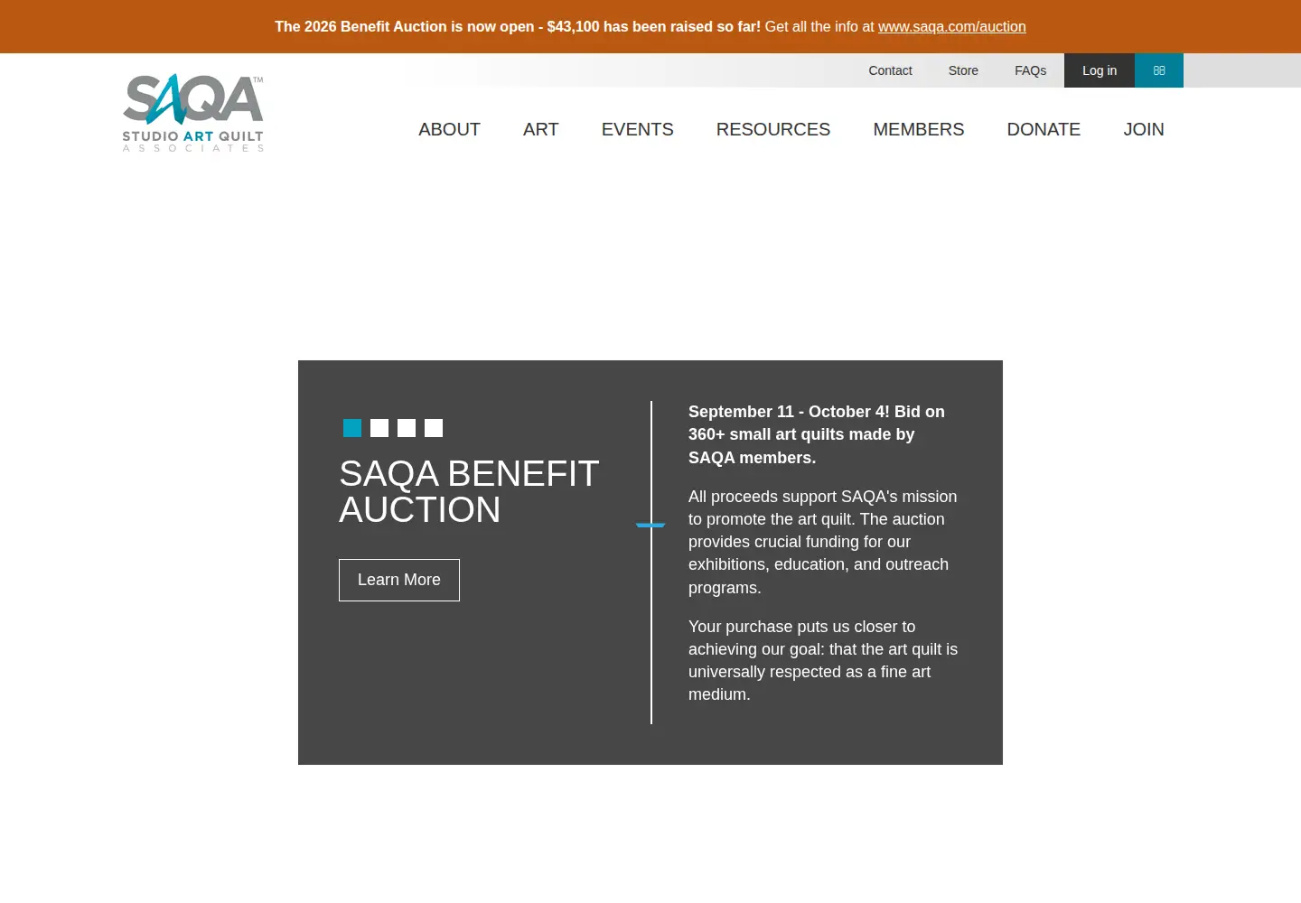 Screenshot of saqa.com