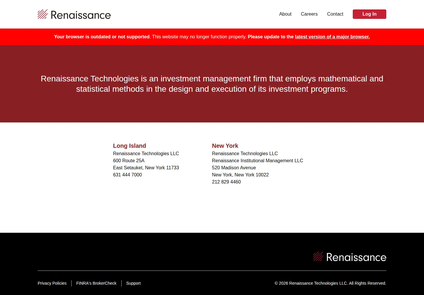 Screenshot of rentec.com