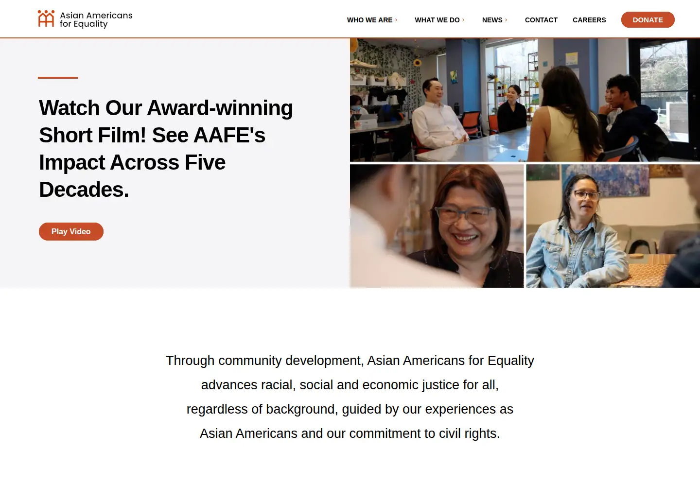 Screenshot of aafe.org