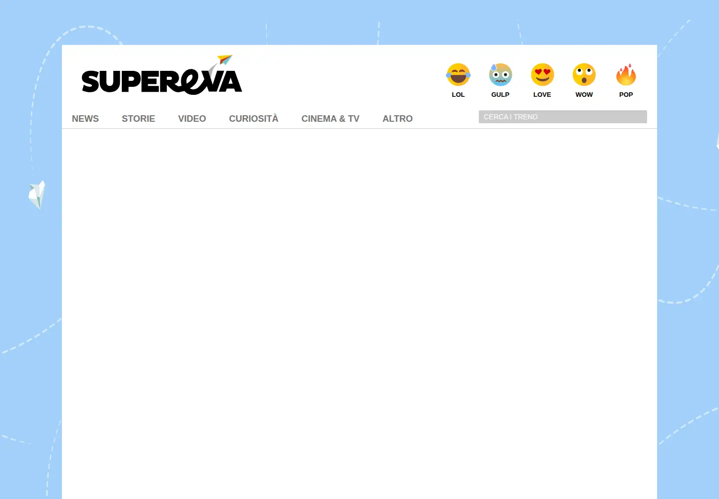 Screenshot of supereva.it