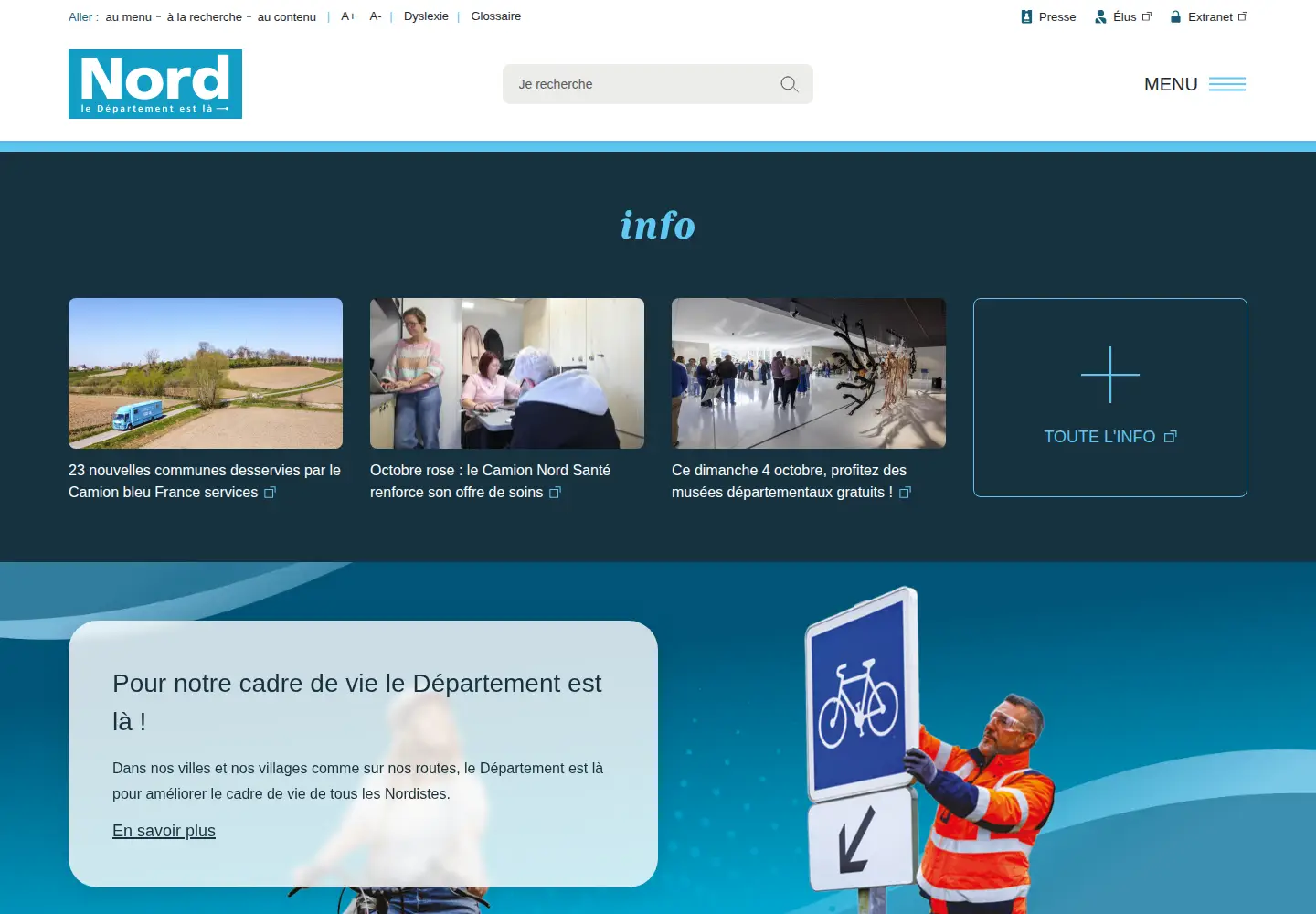Screenshot of lenord.fr