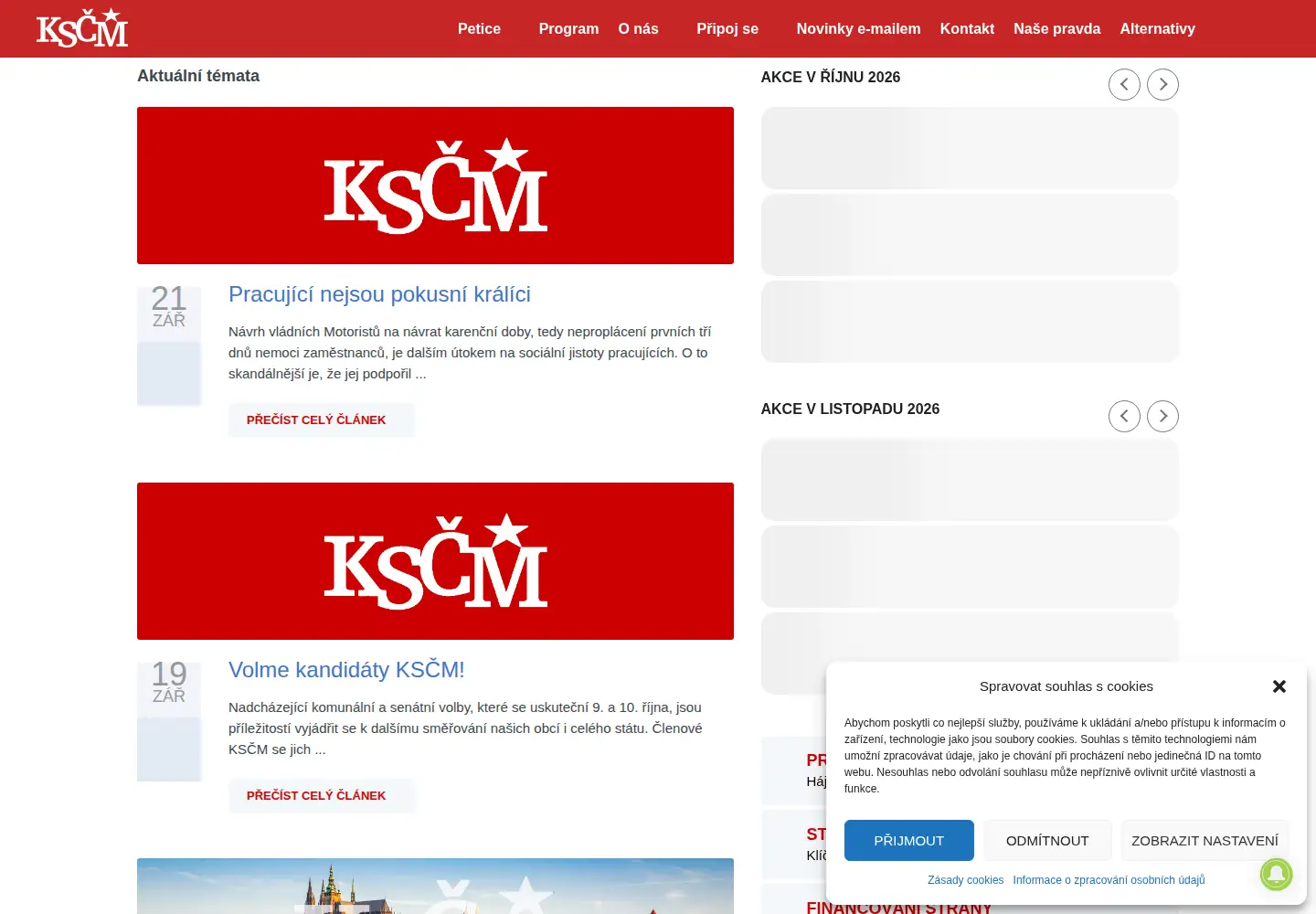 Screenshot of kscm.cz
