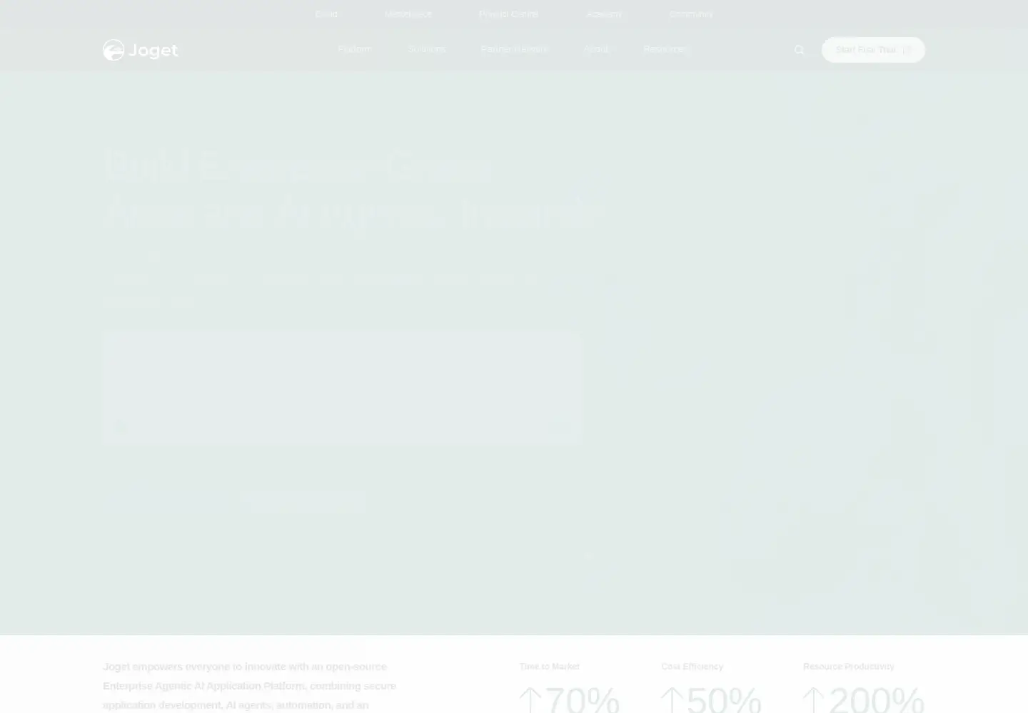Screenshot of joget.com