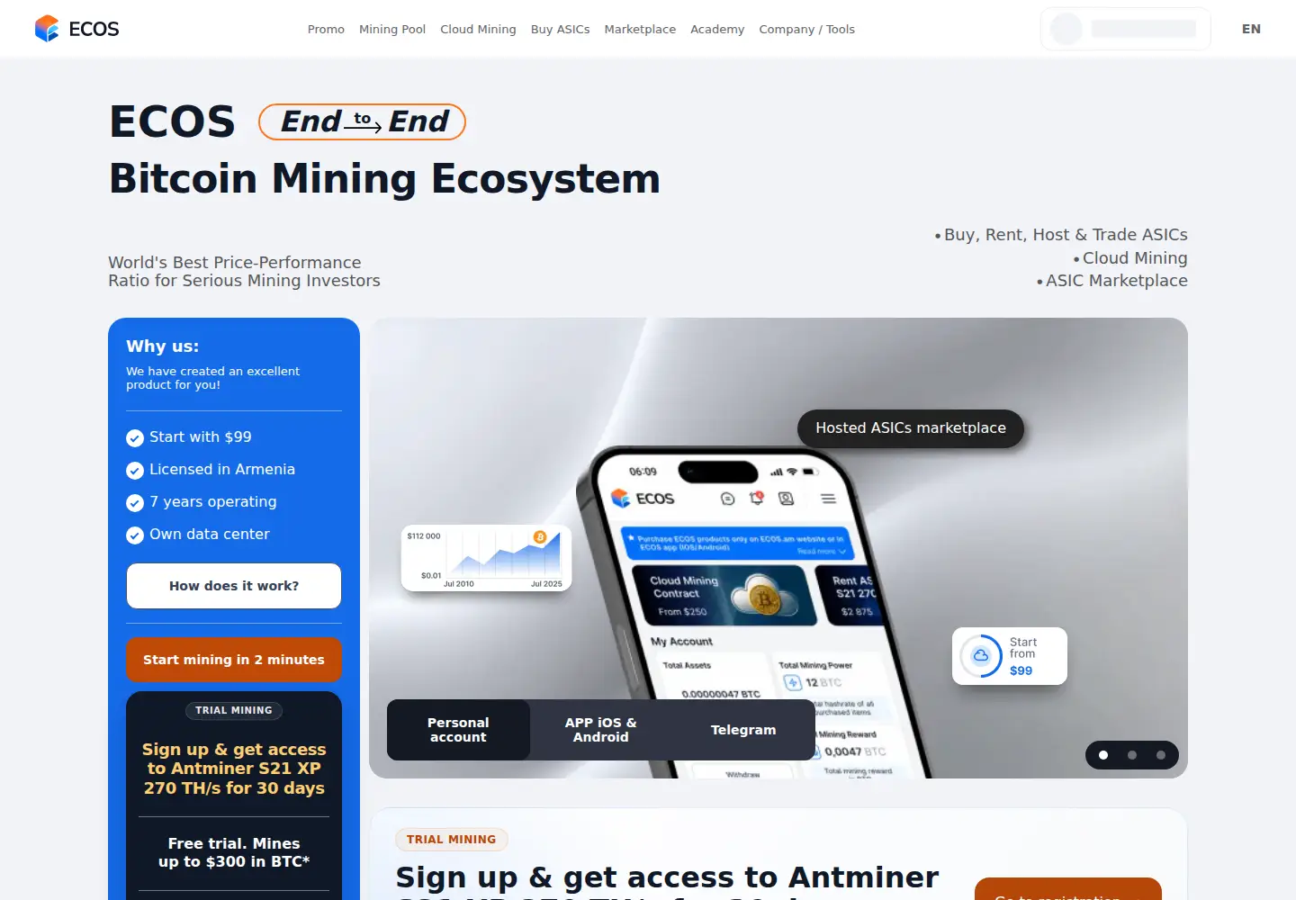 Screenshot of ecos.am