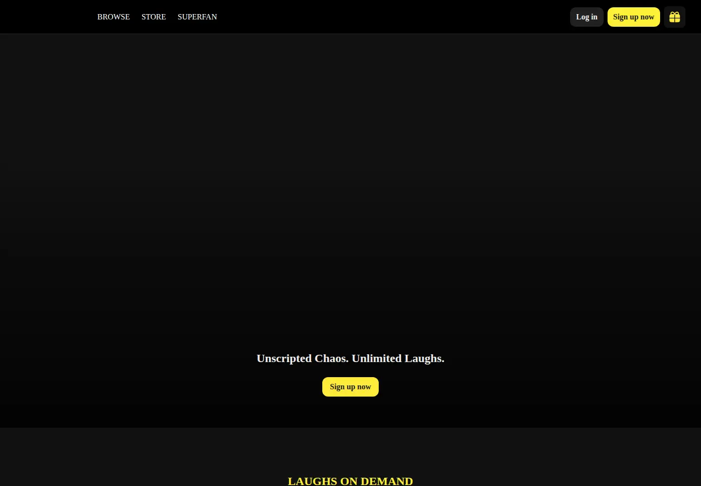 Screenshot of dropout.tv