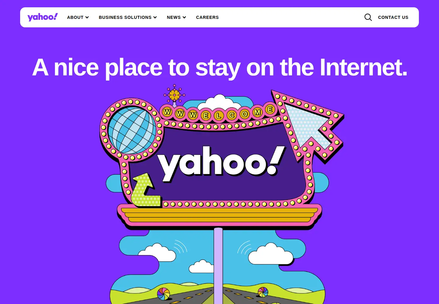 Screenshot of yahooinc.com