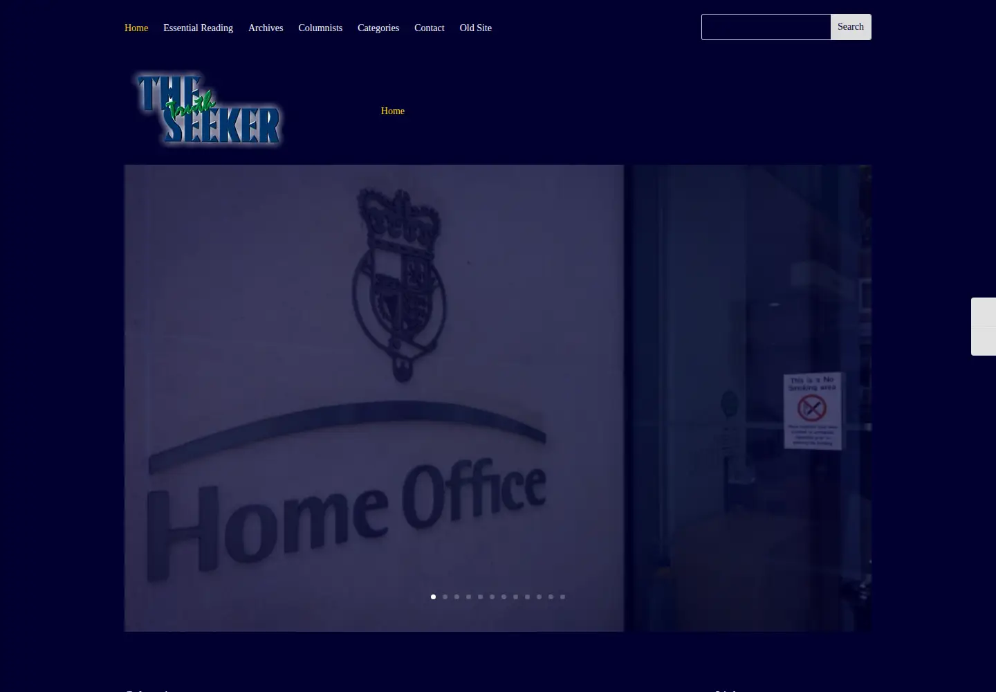 Screenshot of thetruthseeker.co.uk
