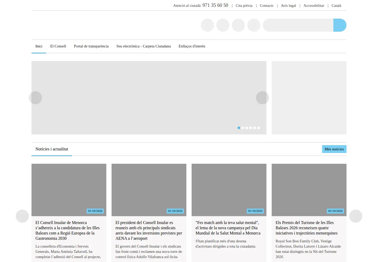 Screenshot of cime.es