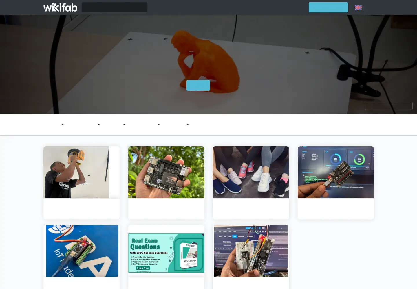 Screenshot of wikifab.org