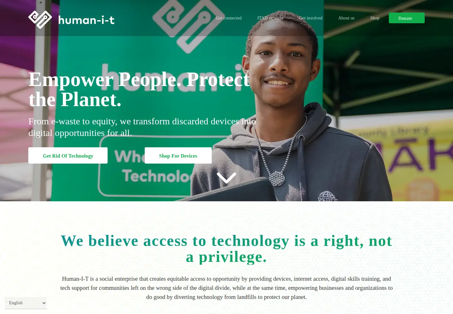 Screenshot of human-i-t.org