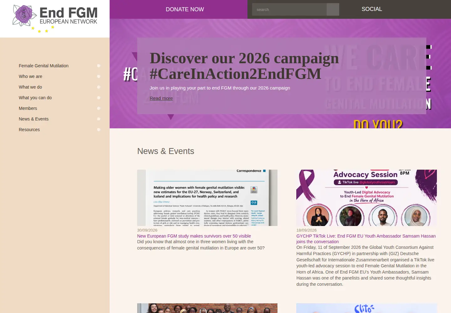 Screenshot of endfgm.eu