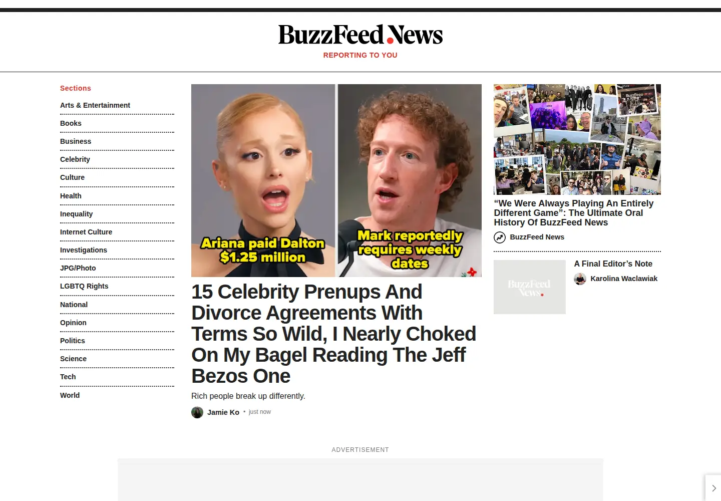 Screenshot of buzzfeednews.com
