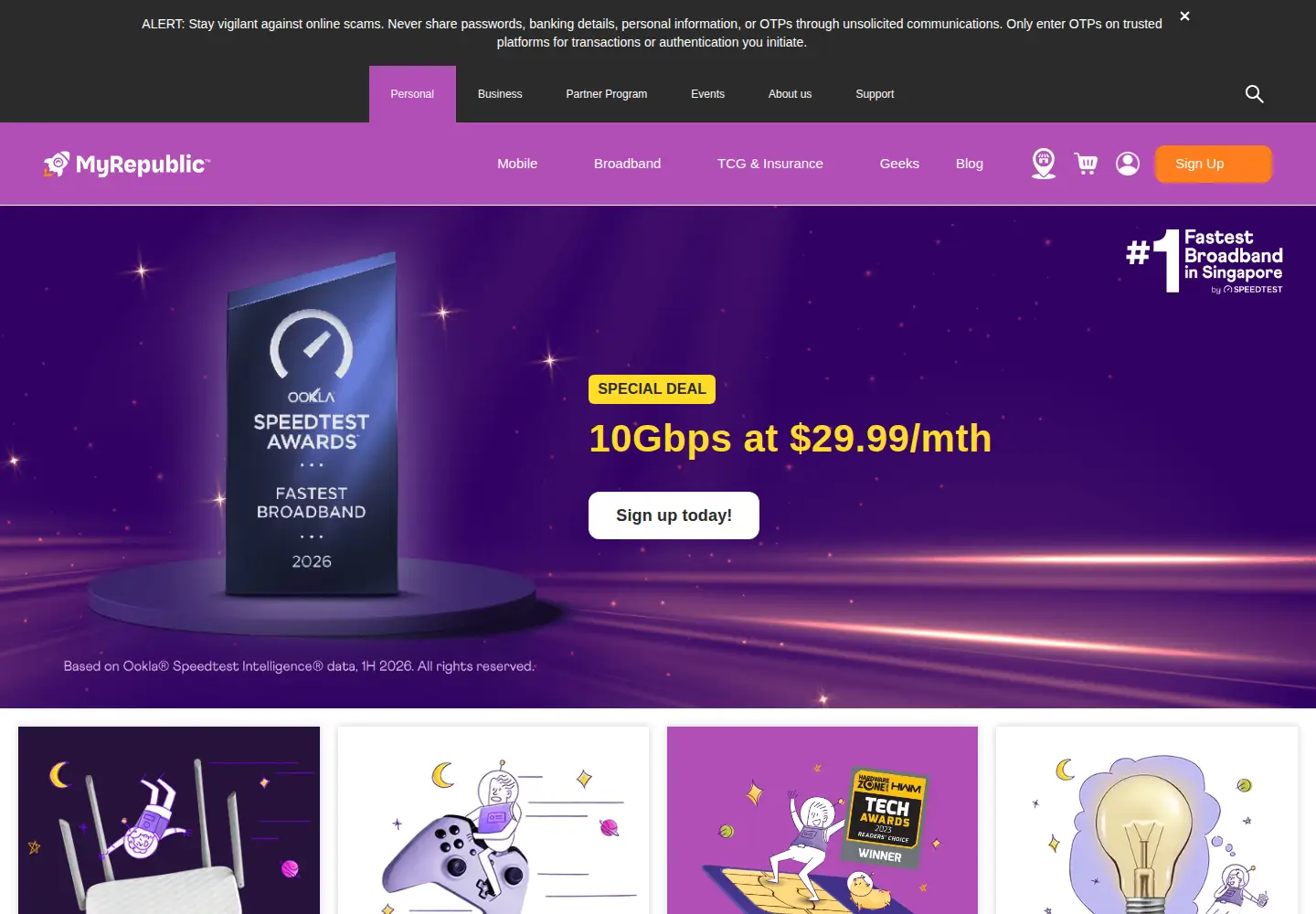 Screenshot of myrepublic.net