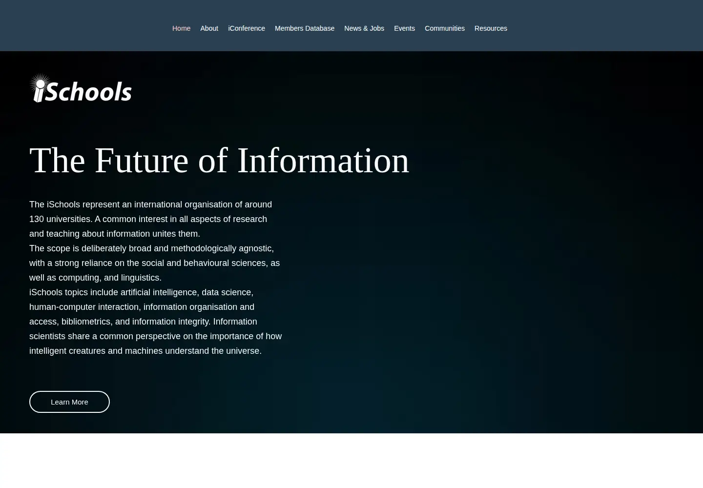 Screenshot of ischools.org