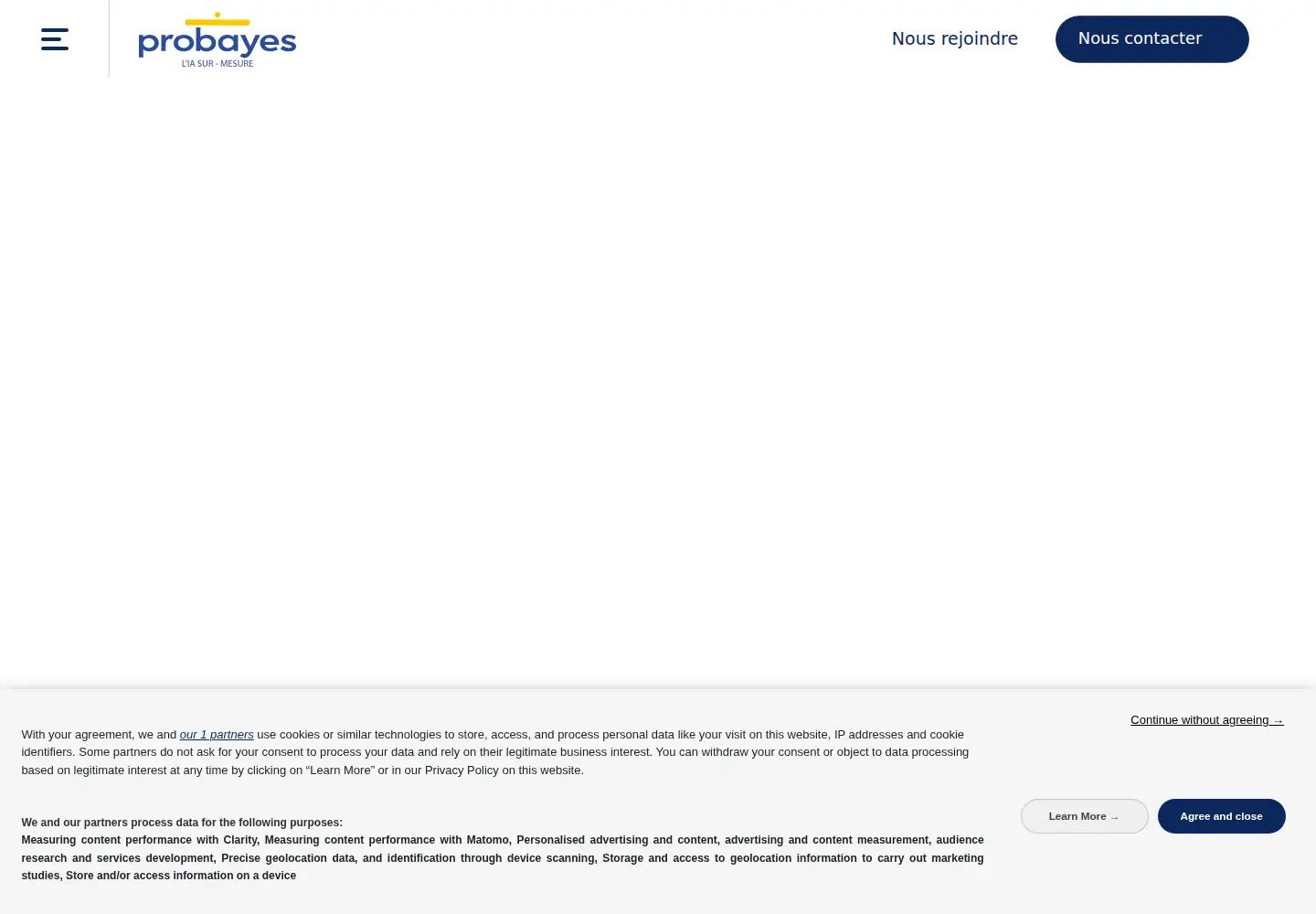 Screenshot of probayes.com