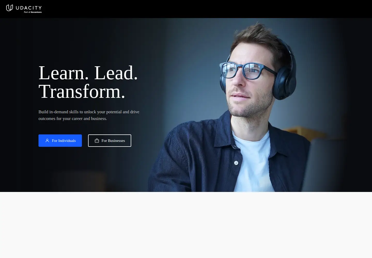 Screenshot of udacity.com