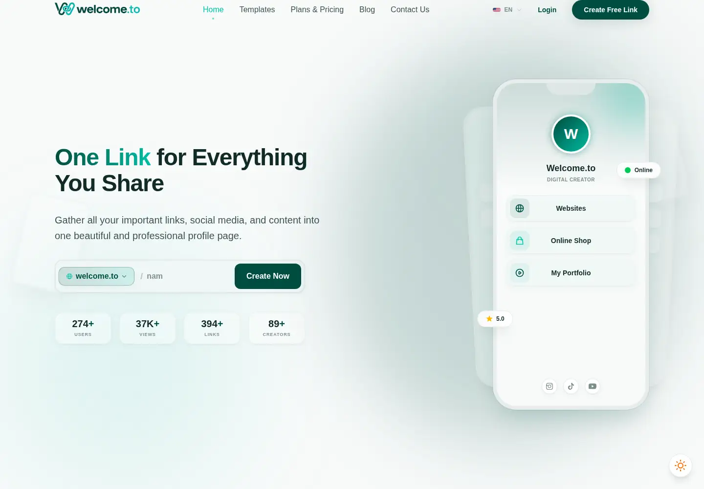 Screenshot of come.to