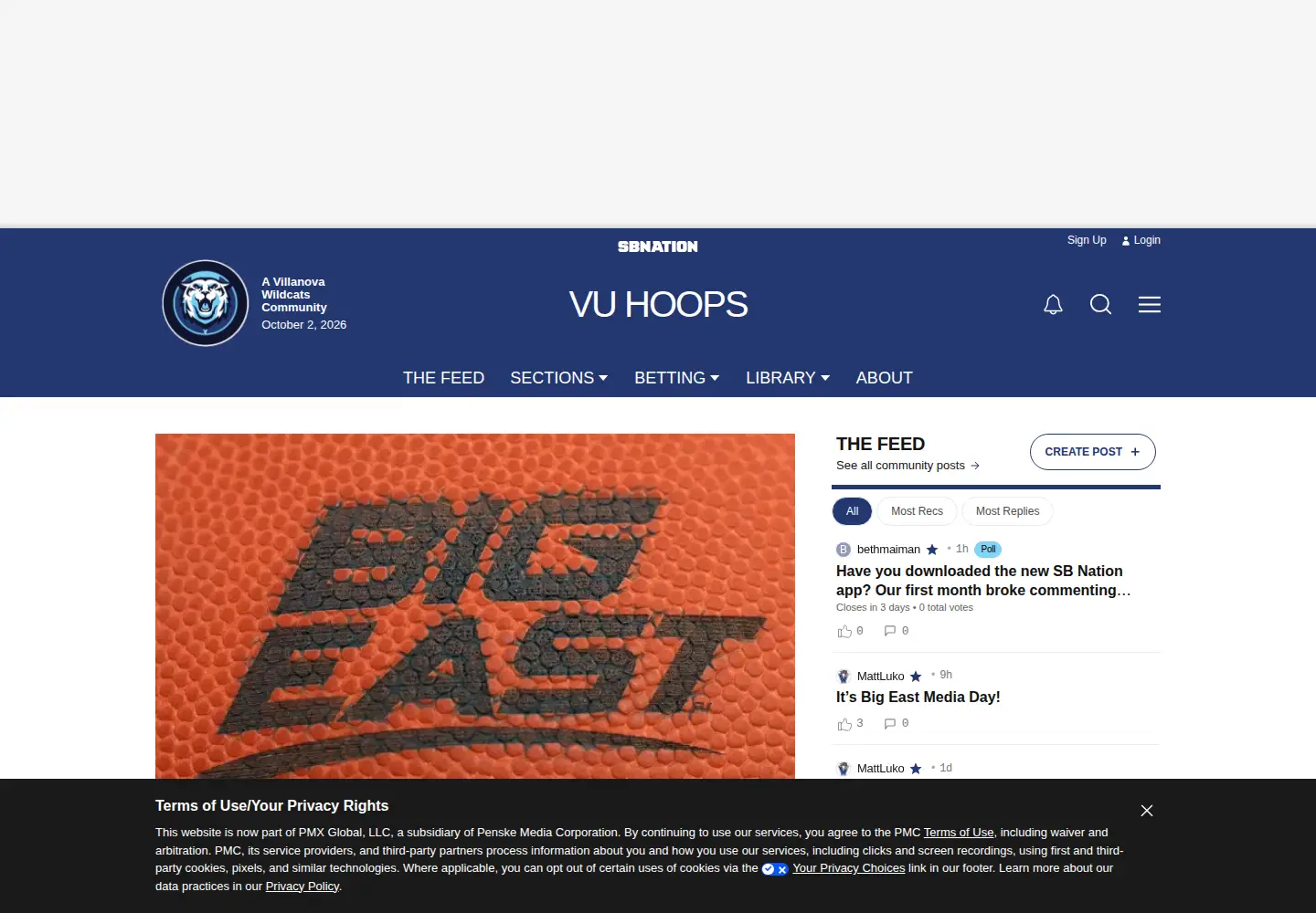 Screenshot of vuhoops.com