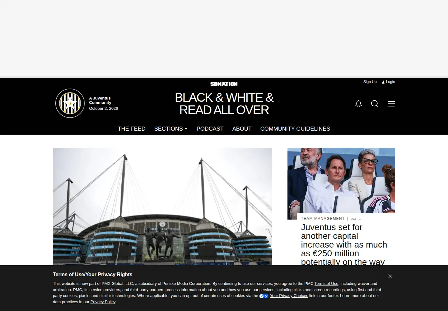 Screenshot of blackwhitereadallover.com