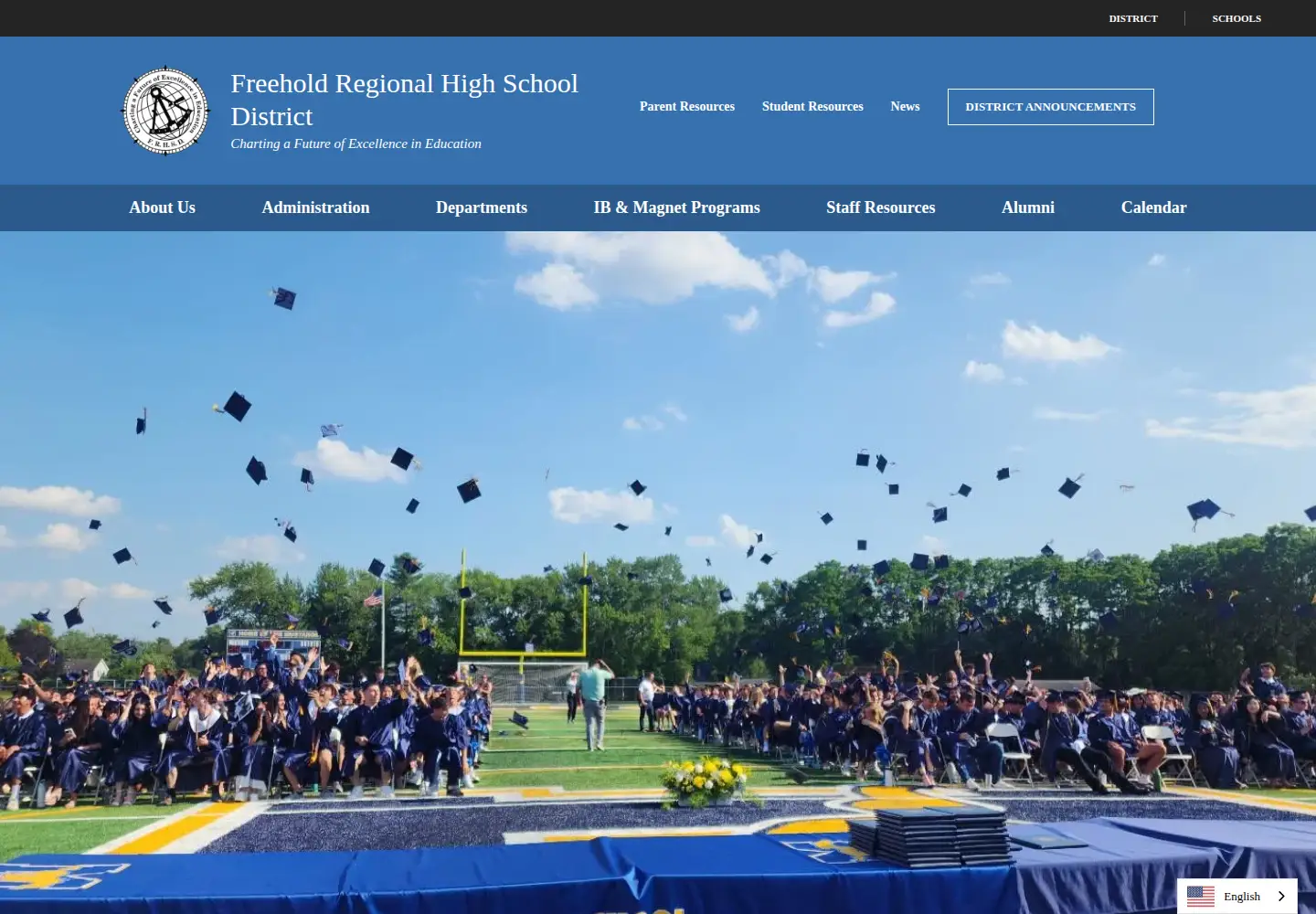 Screenshot of frhsd.com