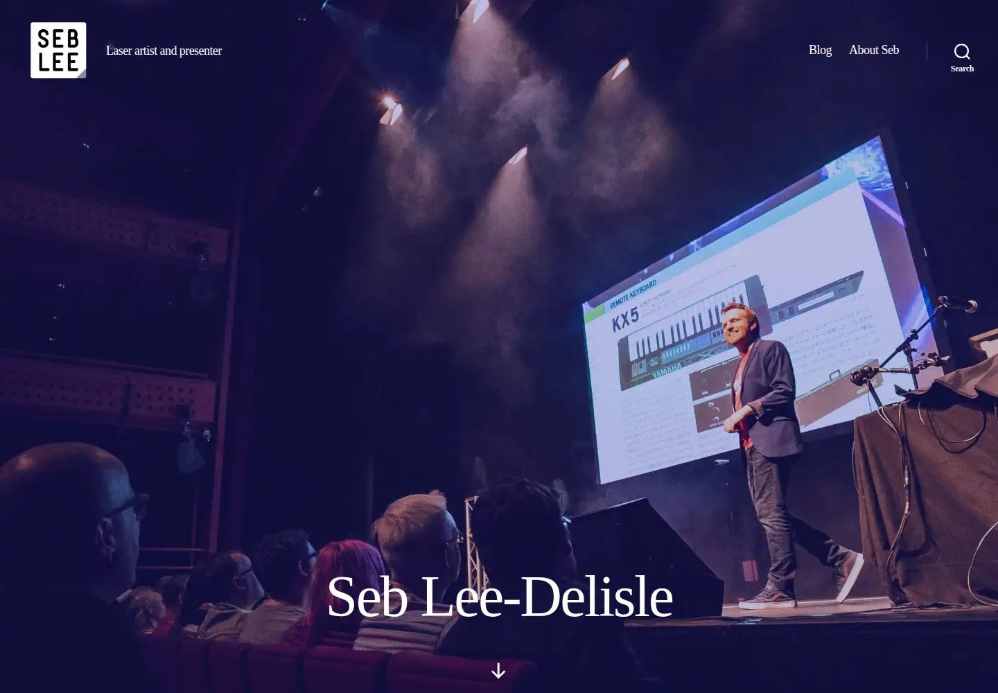 Screenshot of seb.ly