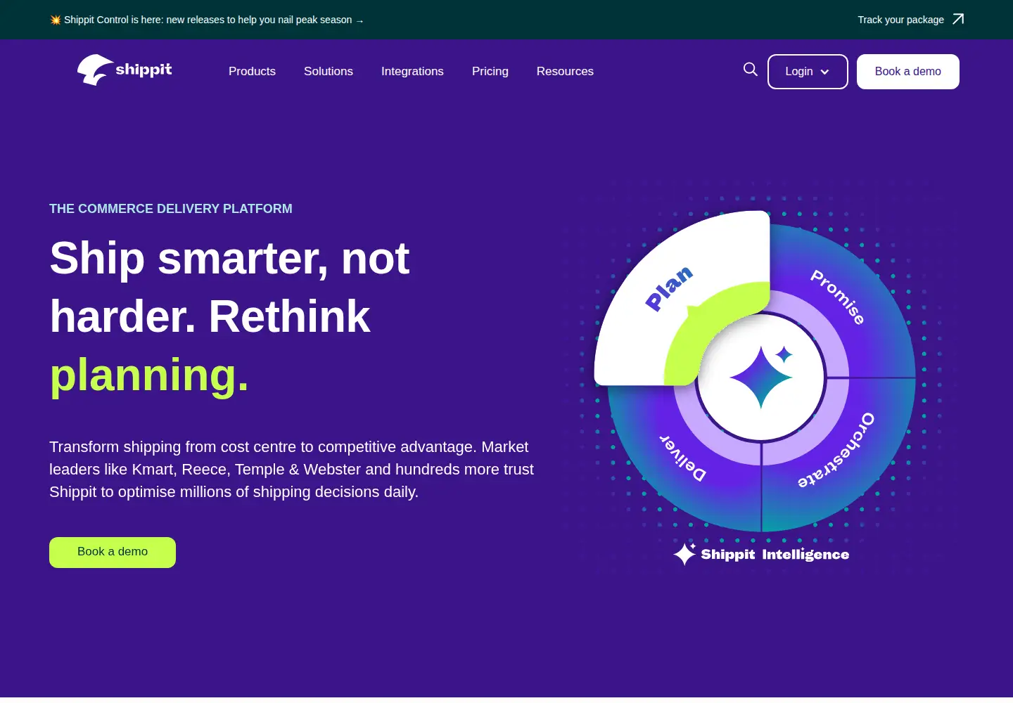 Screenshot of shippit.com