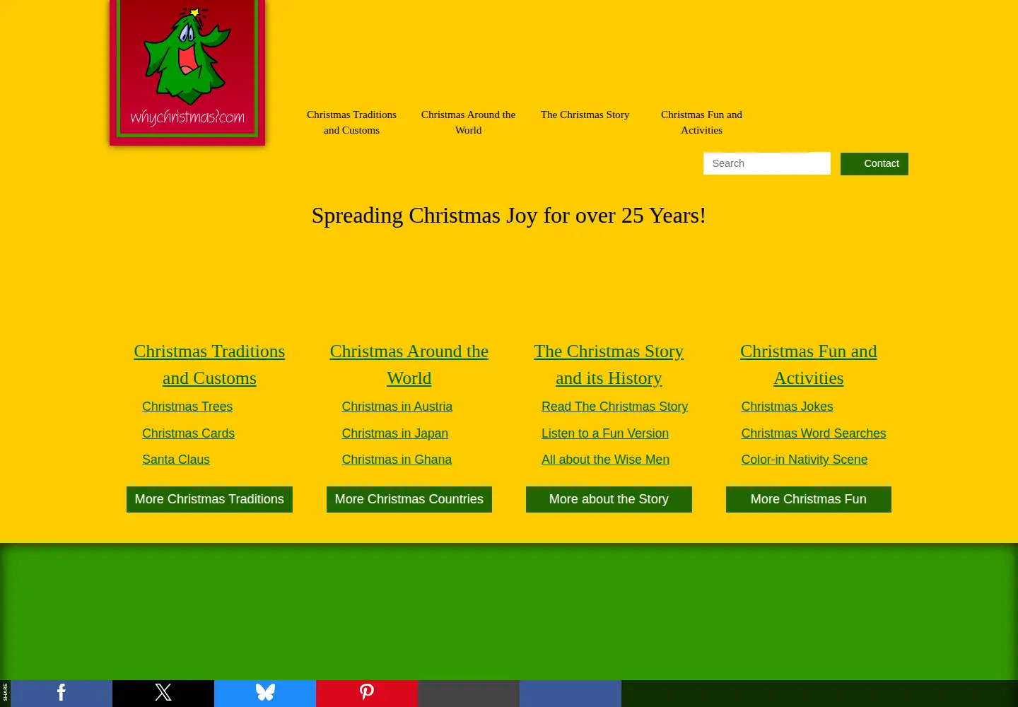 Screenshot of whychristmas.com