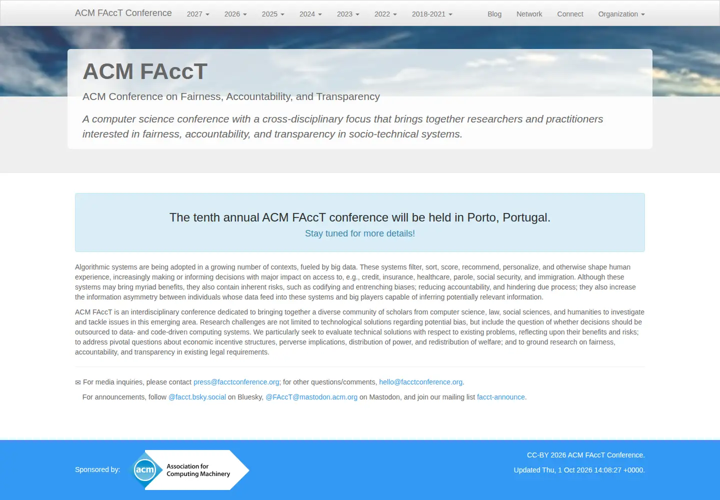 Screenshot of fatconference.org