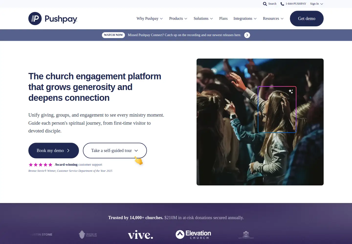 Screenshot of ccbchurch.com