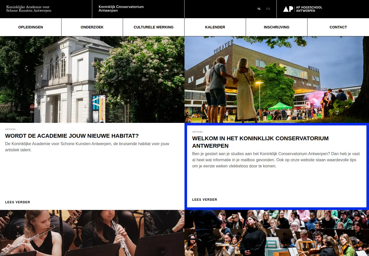 Screenshot of ap-arts.be
