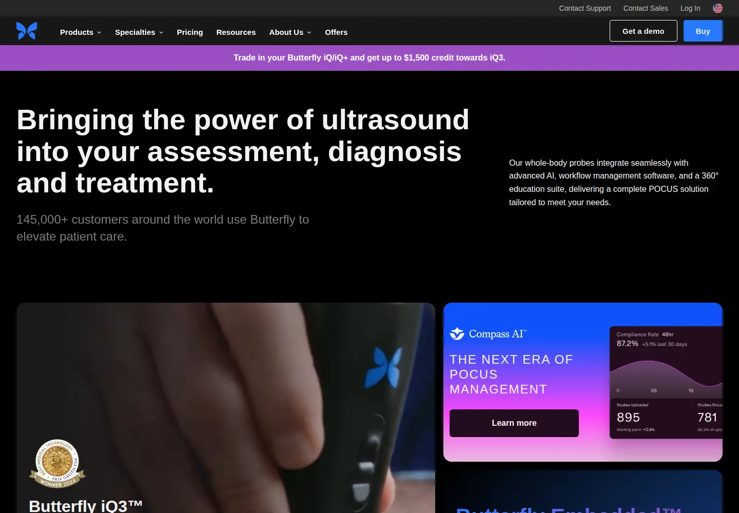Screenshot of butterflynetwork.com