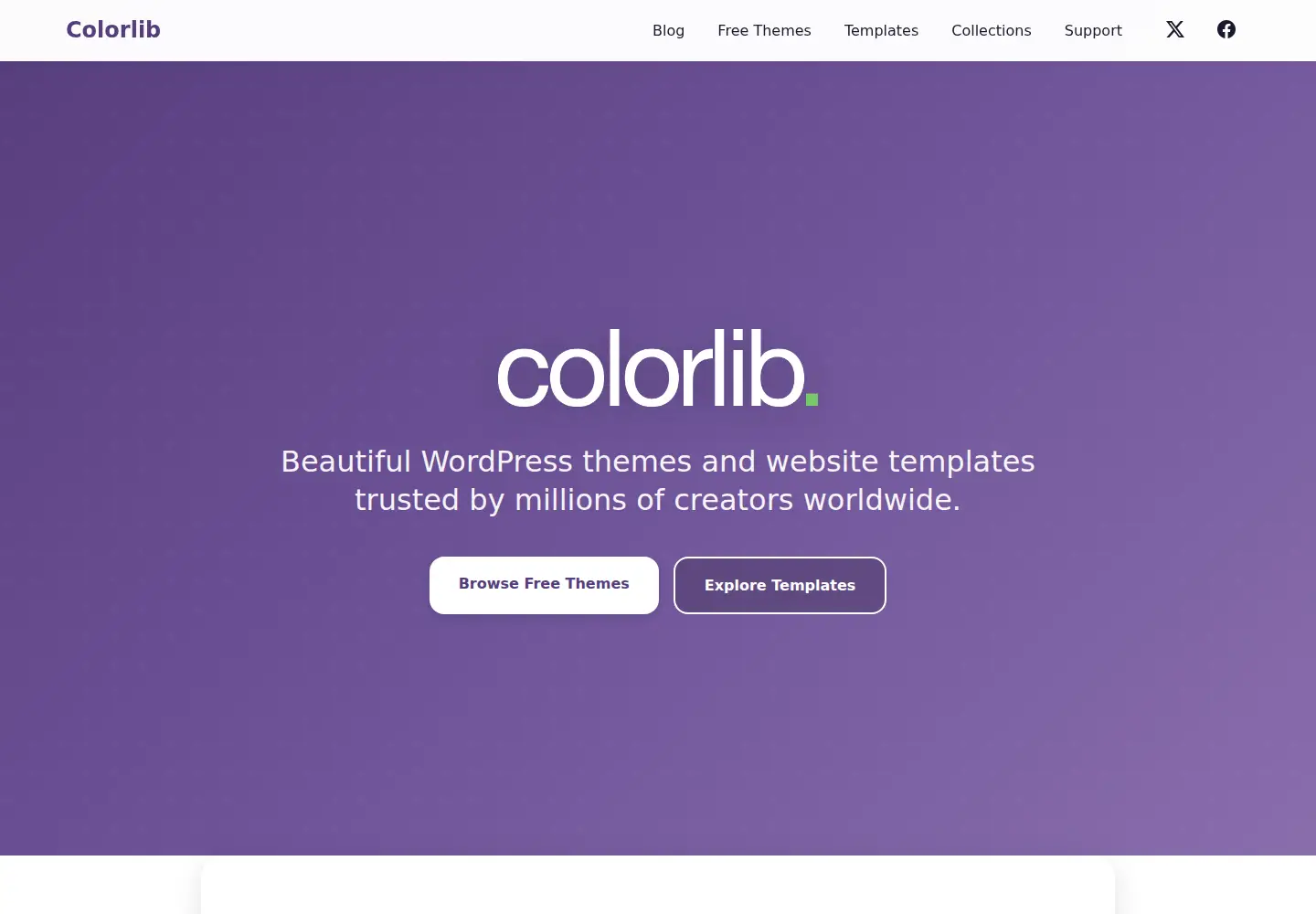 Screenshot of colorlib.com