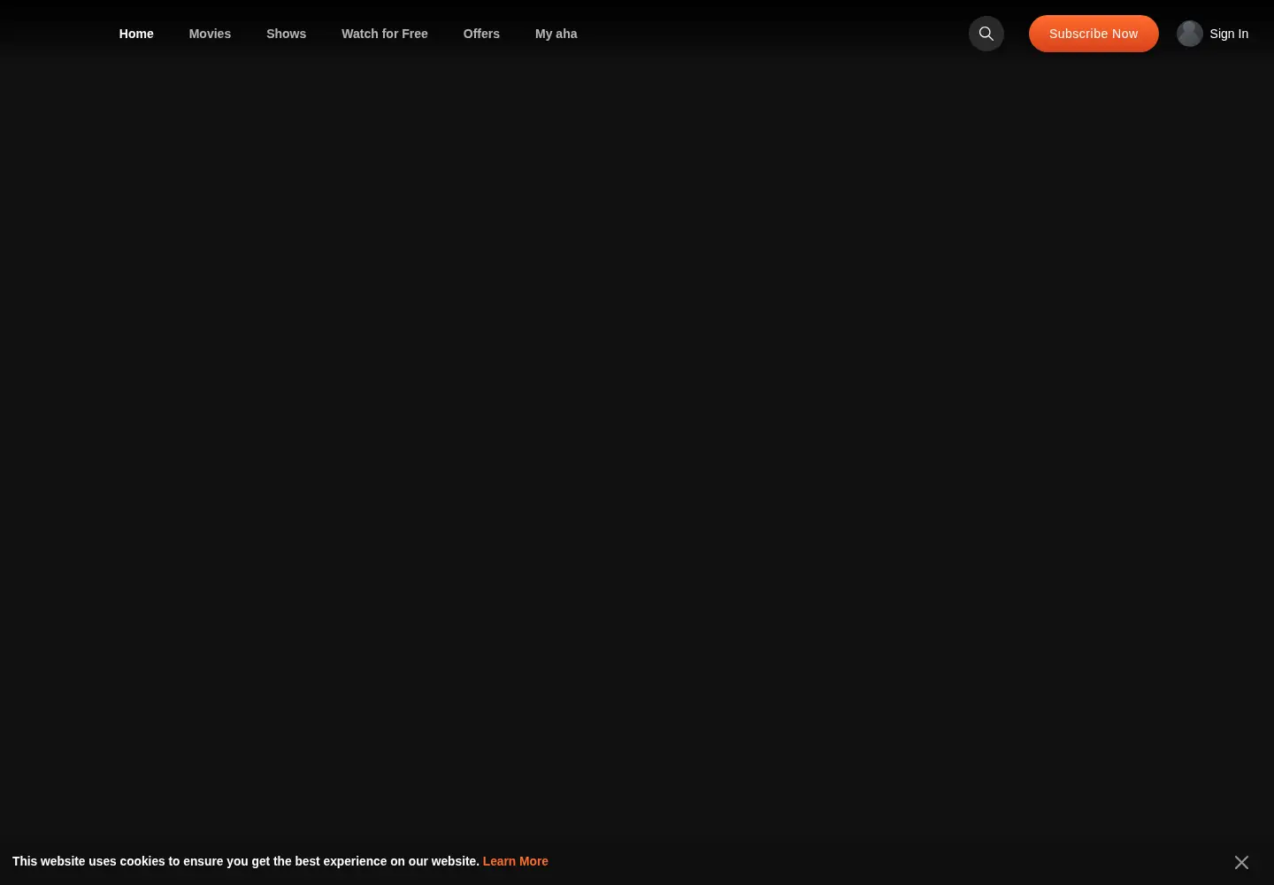 Screenshot of aha.video