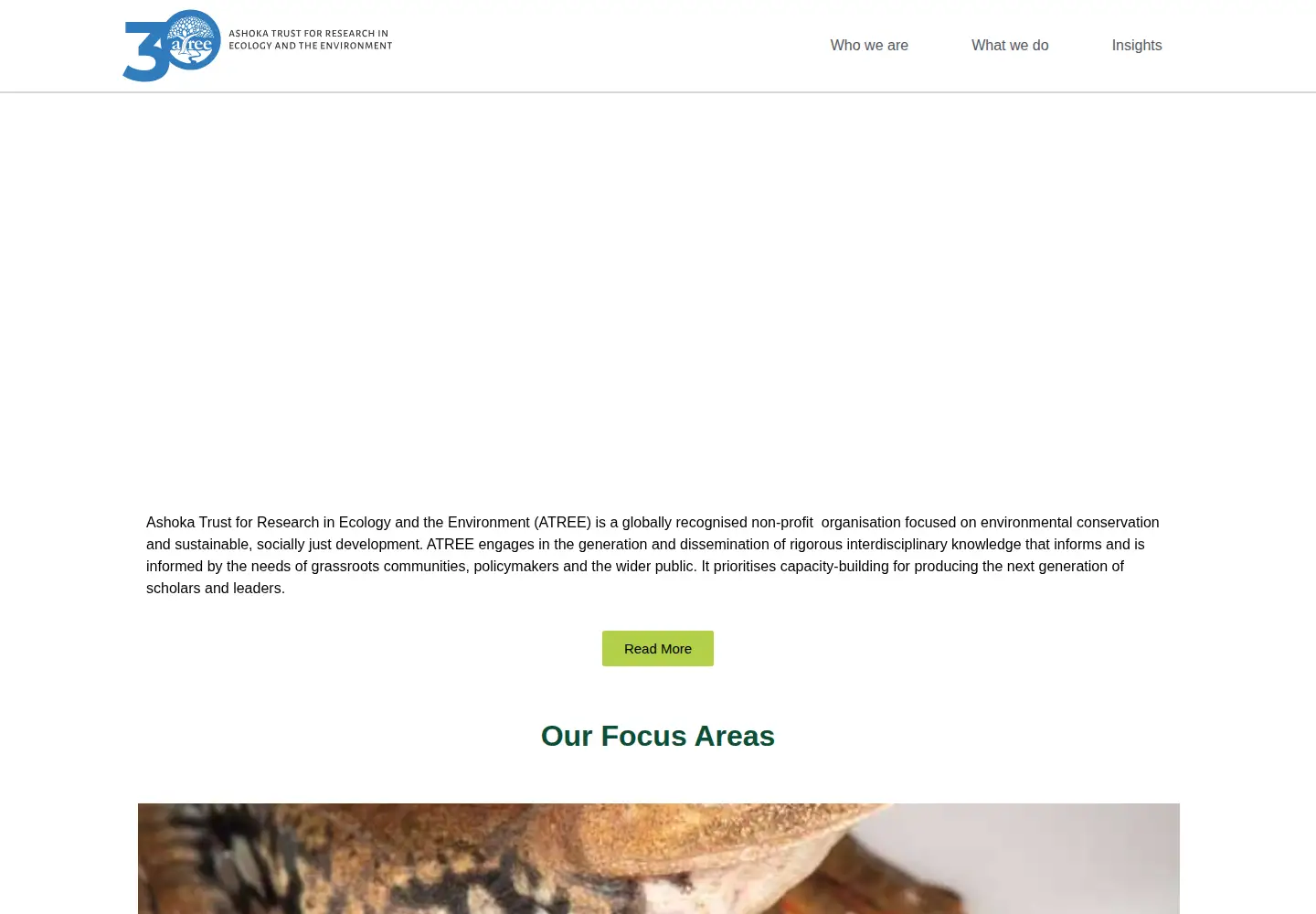 Screenshot of atree.org