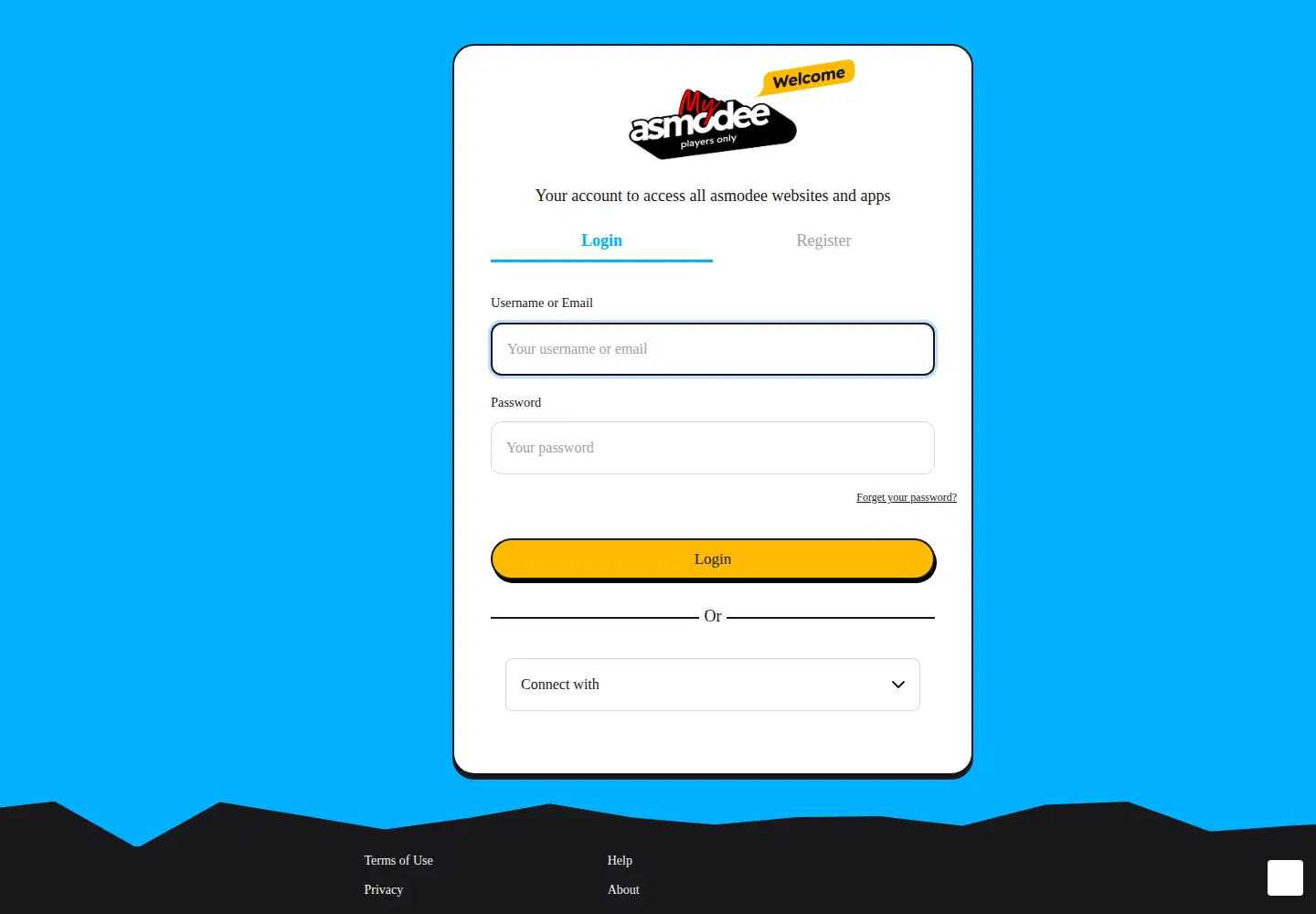 Screenshot of asmodee.net