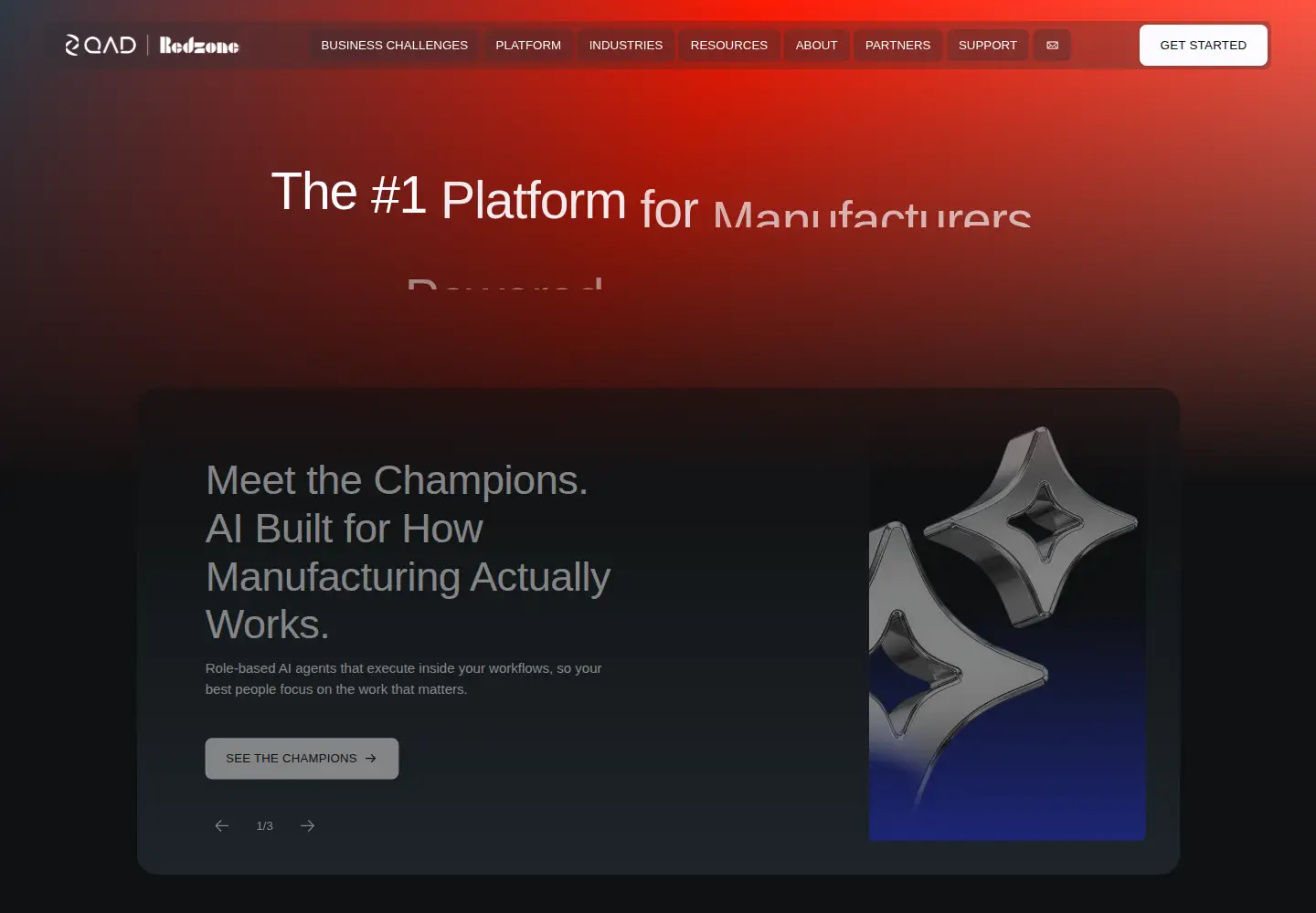 Screenshot of qad.com
