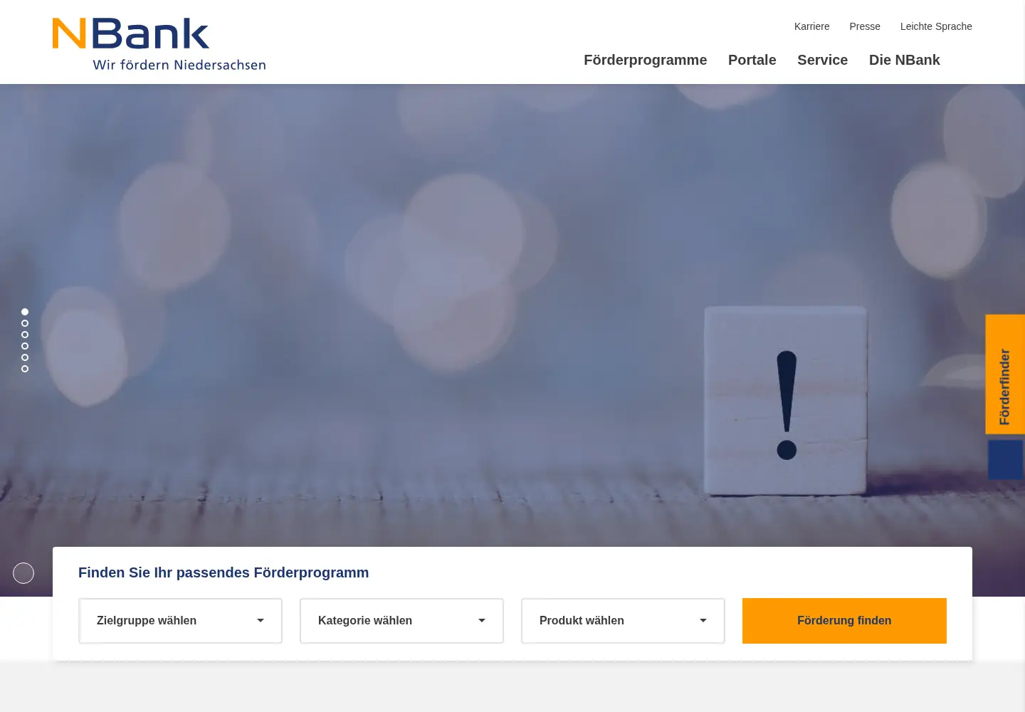 Screenshot of nbank.de