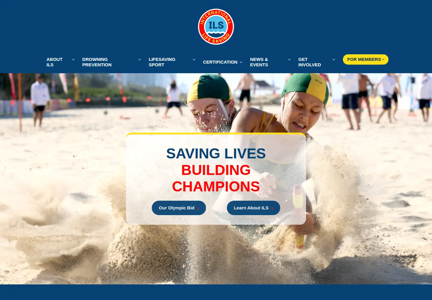 Screenshot of ilsf.org