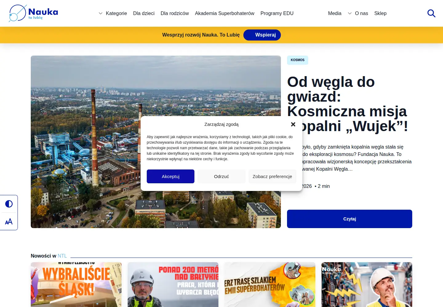 Screenshot of naukatolubie.pl