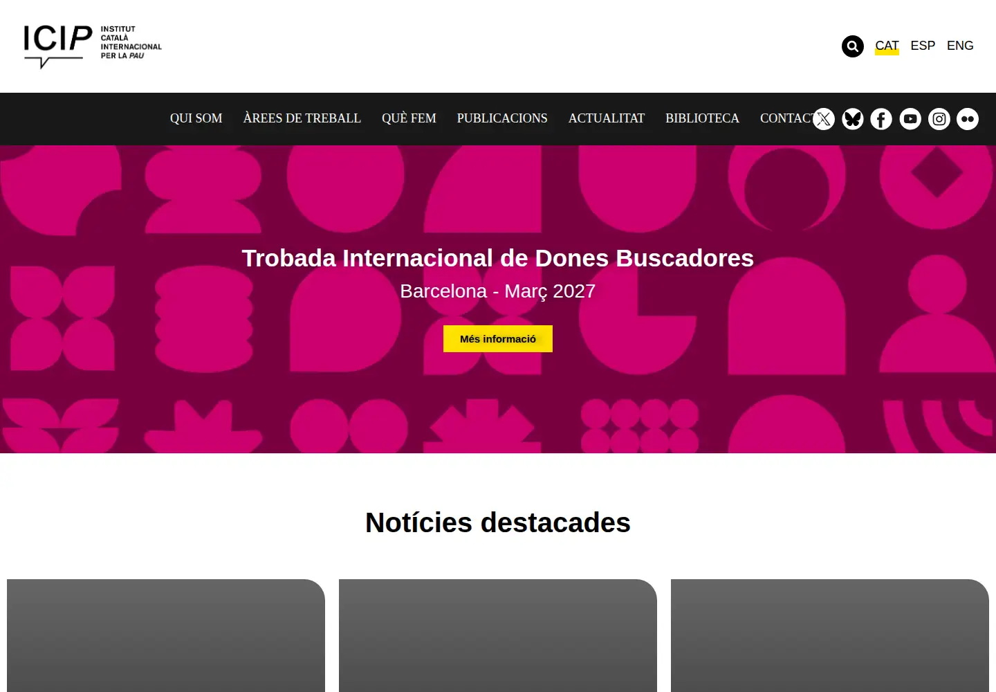 Screenshot of icip.cat