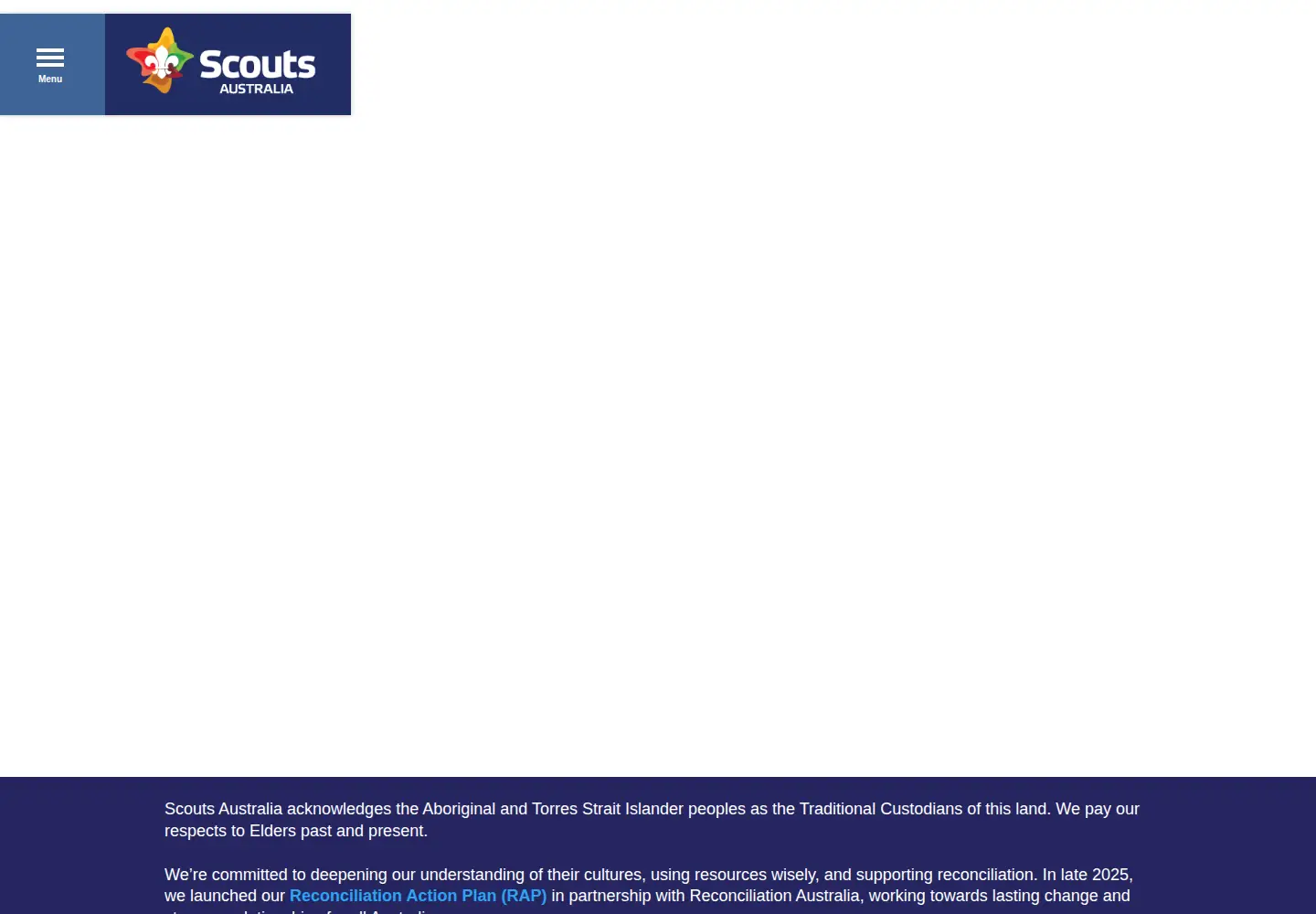 Screenshot of scouts.com.au